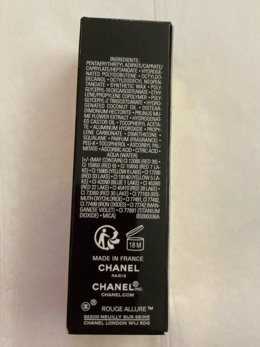 Chanel Rouge Allure USED Lipstick 99 Pirate